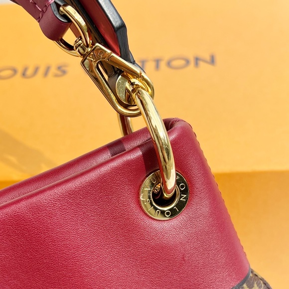 SOLD 😭Louis Vuitton Monogram Tote Crossbody Brown Pink - Picture 14 of 15